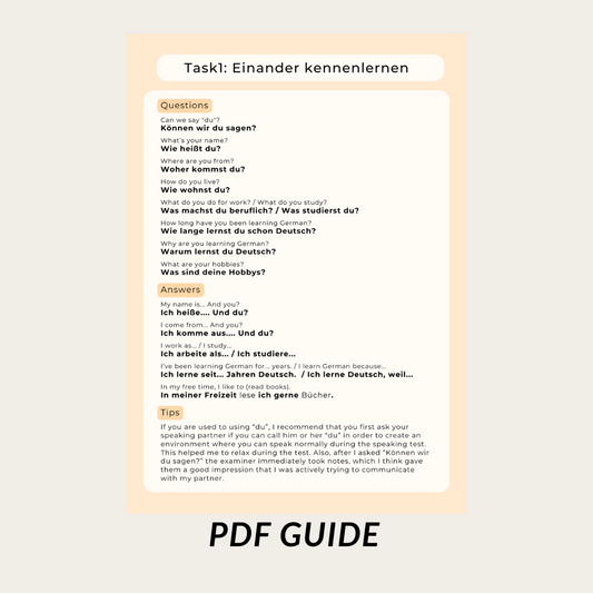 Telc B1 speaking phrases