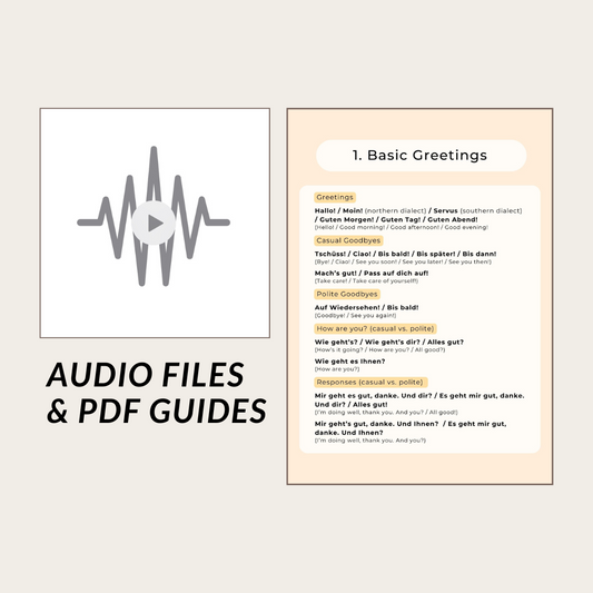 🇩🇪 A1: Daily Conversation Essentials — Audio Pack