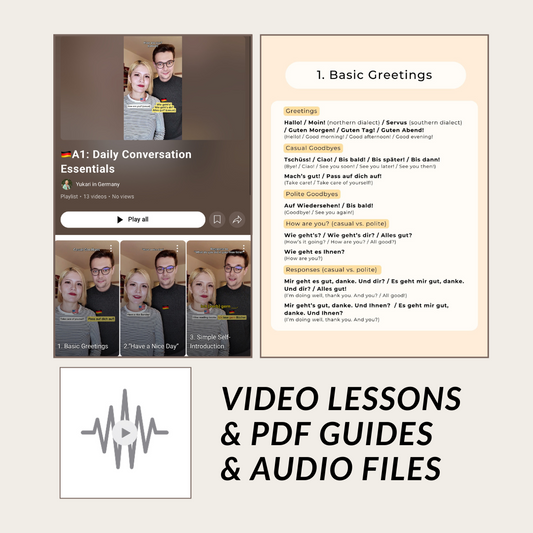 🇩🇪 A1: Daily Conversation Essentials — Master Pack + Bonus Video